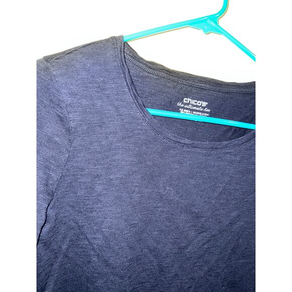 Chico's Blue Ultimate Tee – Size 0 (US Small) - Picture 2 of 5